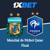 1xbet chile Argentina Vs Francia final del mundial Qatar 2022